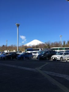 足柄SAの富士山