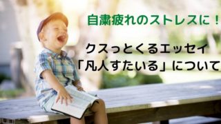 自粛疲れのストレスに!クスっとくるエッセイ「凡人すたいる」の魅力とは