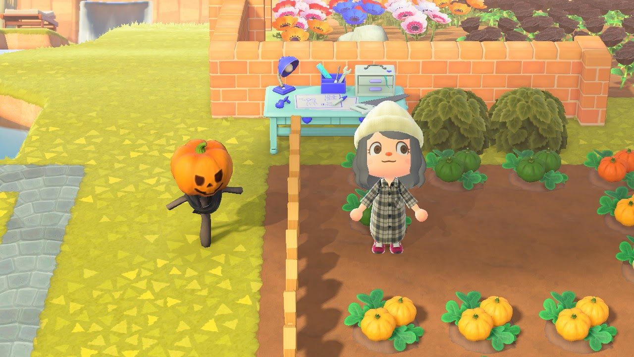 ハロウィンなかかし